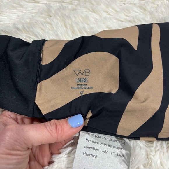 VYB SWIM SIENNA TOP - HIGHER GROUND Bandeau Bikini Top NWT size large - Picture 6 of 14
